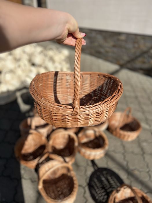 Кошик кошики з натуральної лози Кошики на Паску Кошики великодні кошик