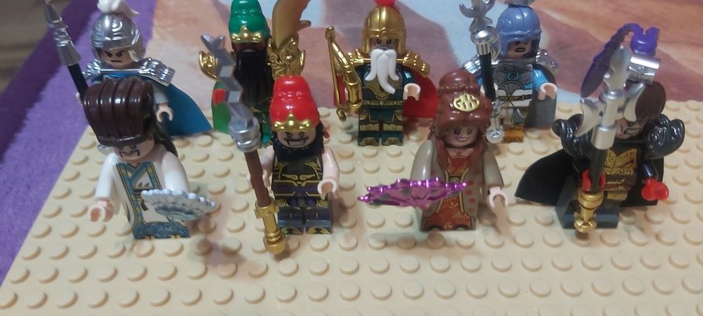 Klocki figurki The Three Kingdoms 8 sztuk