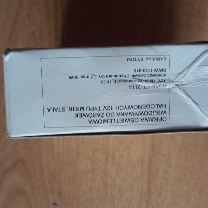 oprawa halogenowa