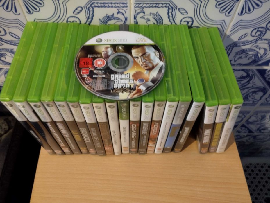 Conjunto de jogos Xbox e Xbox 360