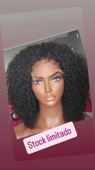 Perucas de cabelo 100% natural qualidade premium.