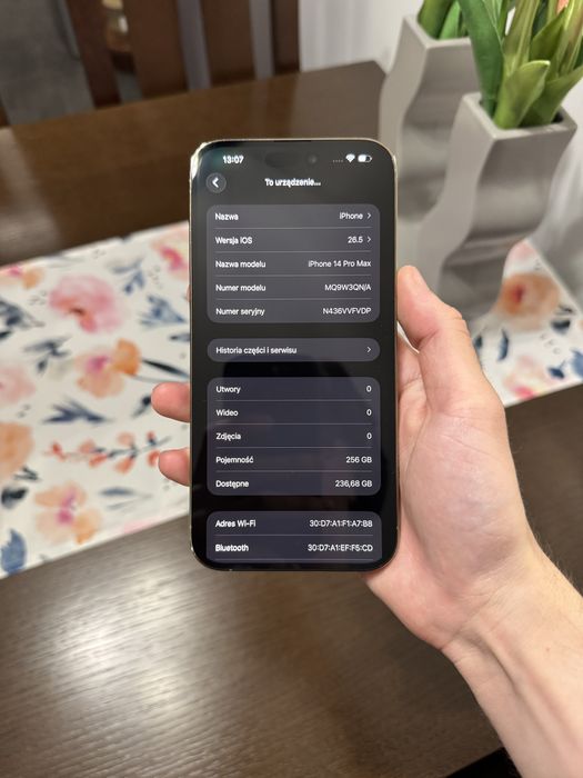 iPhone 14 Pro Max Gold 256GB 100% baterii