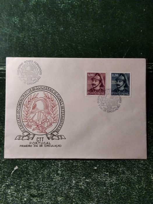 1953 FDC 1° Centenário Do Nascimento De Guilherme Gomes Fernandes MNH
