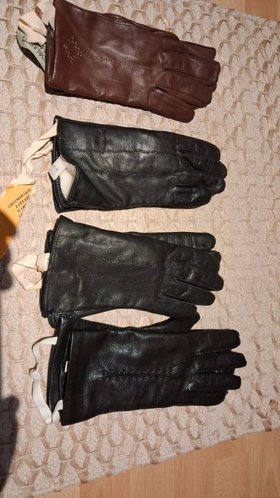 Damskie rekawiczki skórzane,rozmia19,20,21