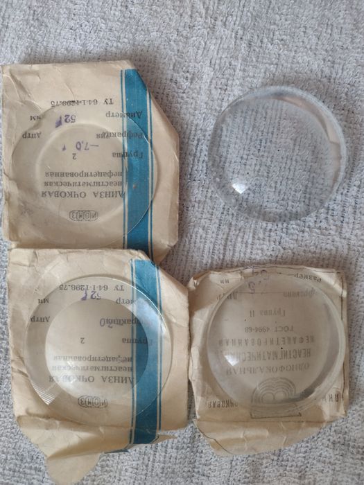 Линза очковая СССР стекло