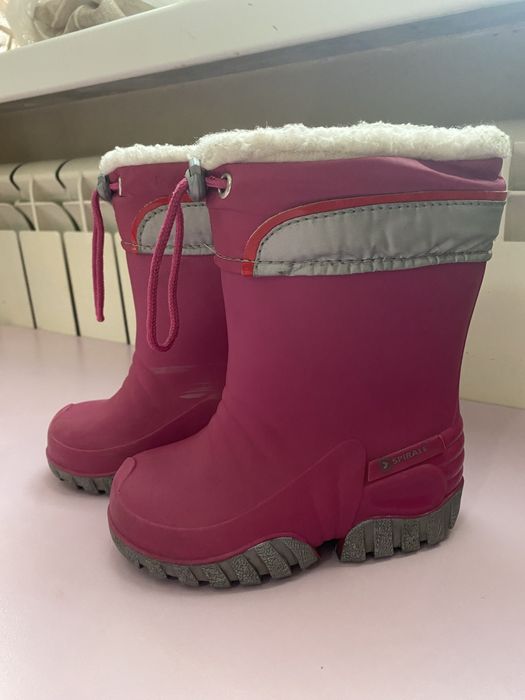 Чоботи гумові дитячі утеплені 22