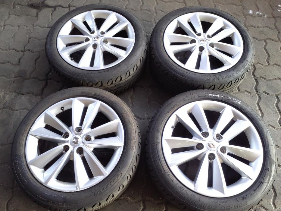 Jantes Renault R17 Com Pneus 205/50 Furação 5X114.3