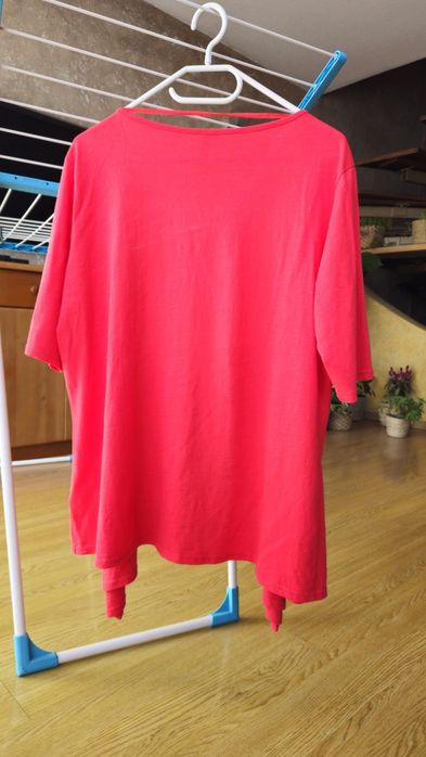 Maxi Blue piękna czerwona narzutka bolerko podomka 42 44 XL XXL hit