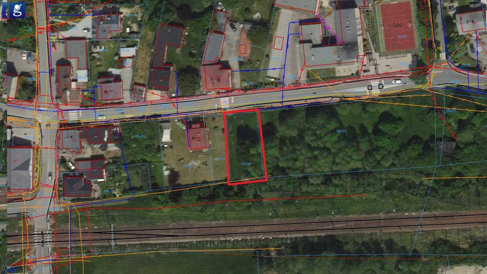 Nieduża działka budowlana w samym centrum dzielnicy Orzesze - Jaśkowice