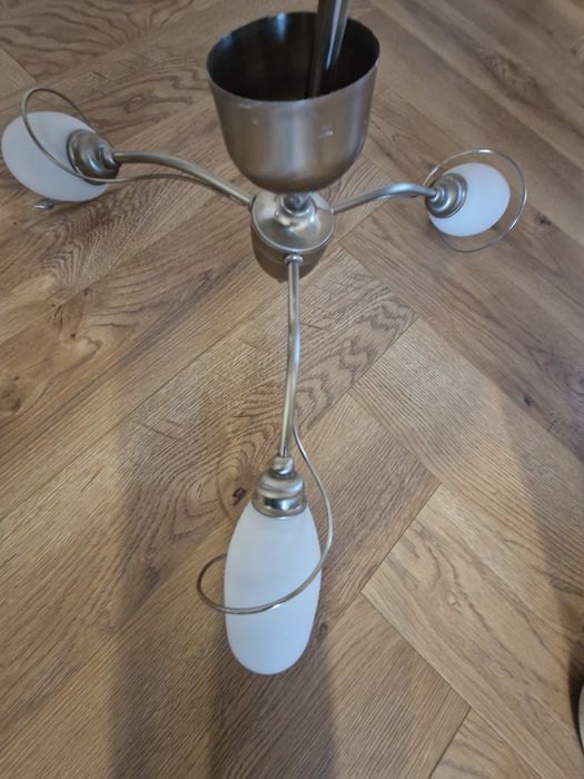 Lampa sufitowa nierdzewna