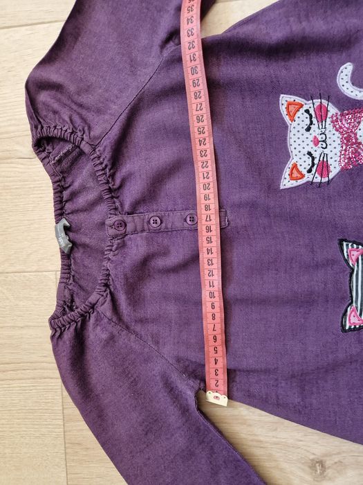 Lindex tunika w koty rozmiar 98 cm