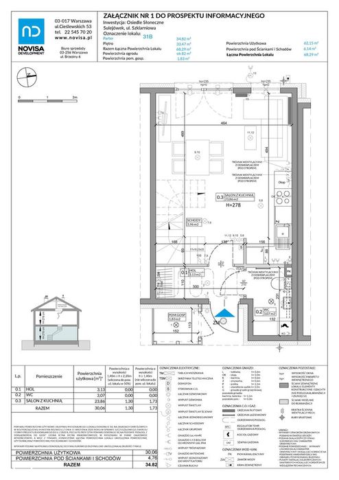 3-pokojowy dom 68m2 + ogródek Bezpośrednio