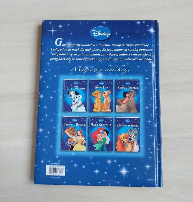 Disney Zakochany kundel super książka Egmont 2009 rok