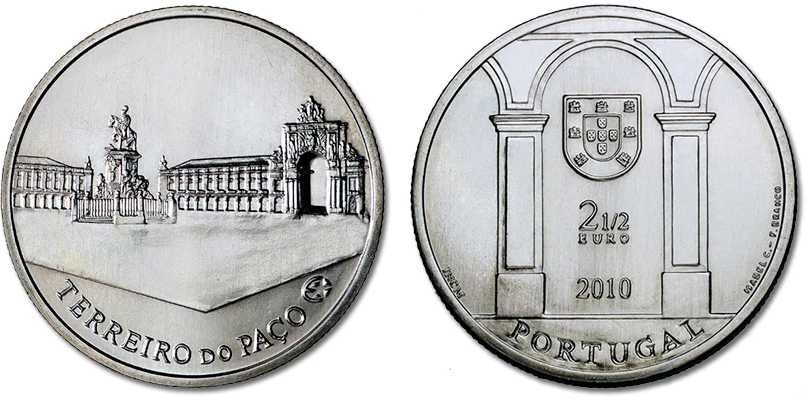 Moedas de 2,5 € (imagens ilustrativas retiradas da net)