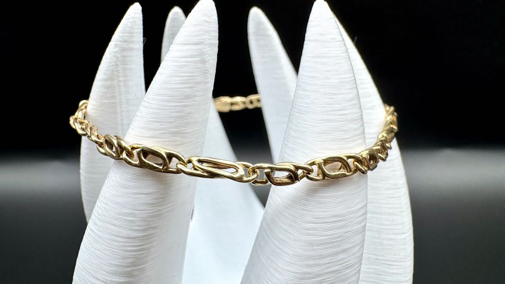 Złota Bransoletka, próba: 14ct 585, waga: 2,49g, długość: 19cm