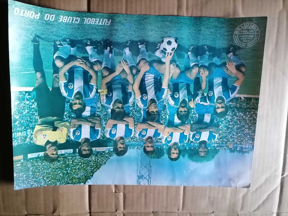 Poster F. C. PORTO Campeão Nacional 1977 /78 Edição Clube do Cromo