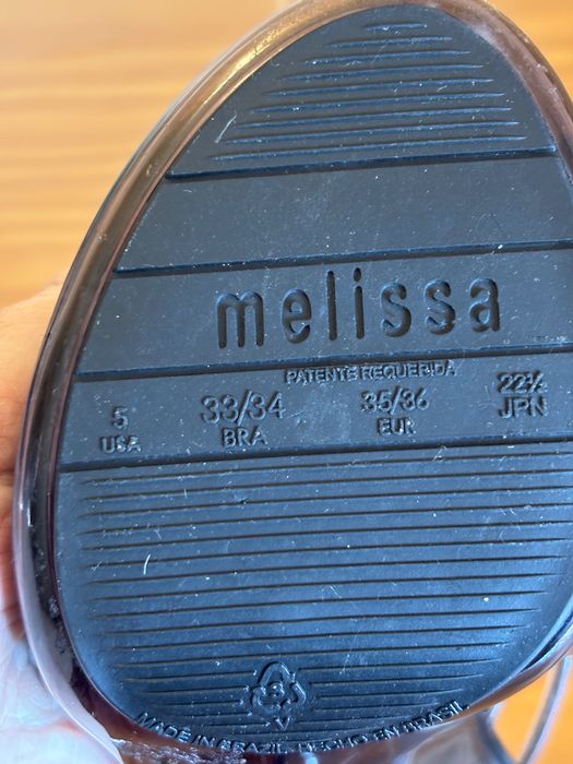 Sandálias Melissa - modelo Jean Paul Gaultier