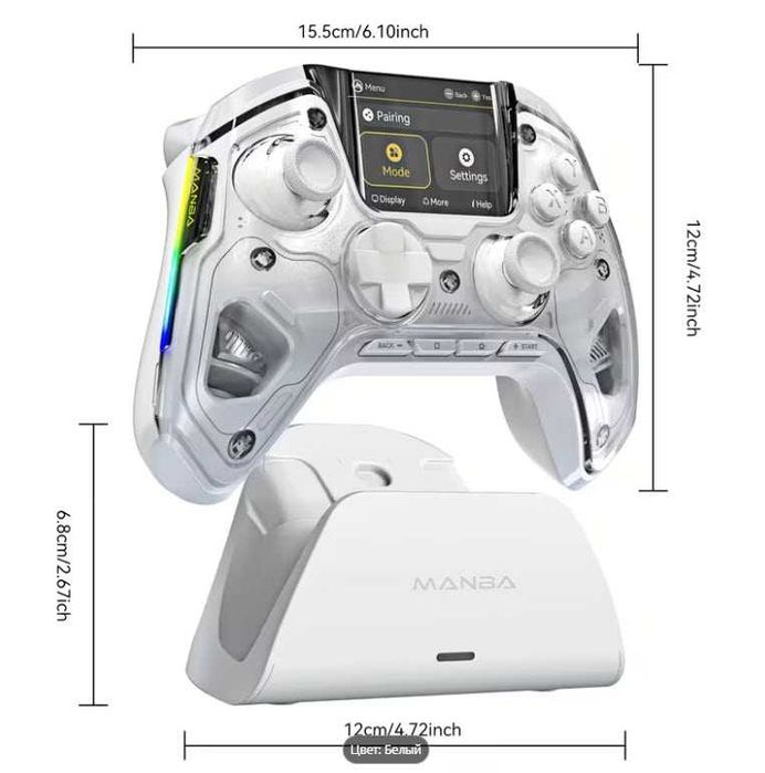 Игровой контроллер для ПК/Switch/iOS/Android/Steam Deck Oculus Quest 3