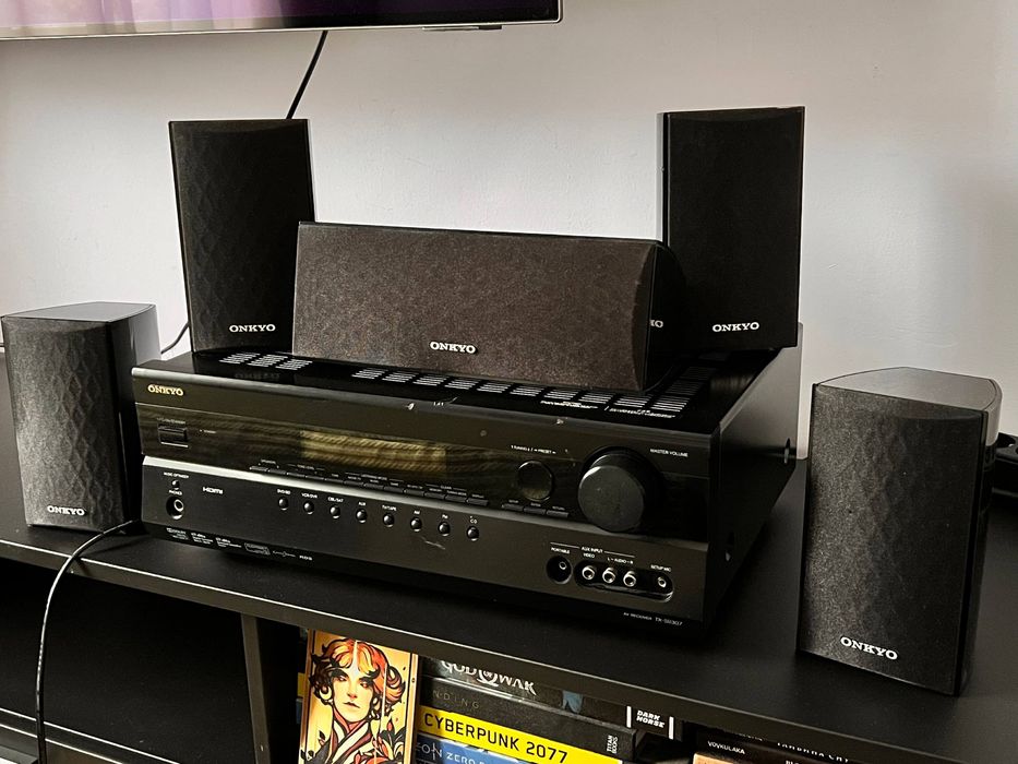 AV-Ресивер Onkyo TX-SR307 + Onkyo SKS-HT528