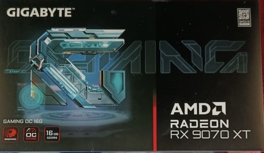 Gigabyte nowe 16 GB RX 9070  XT
