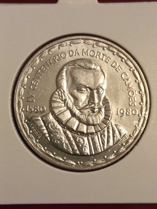 Moedas de 1000 escudos Prata 1980 Camões