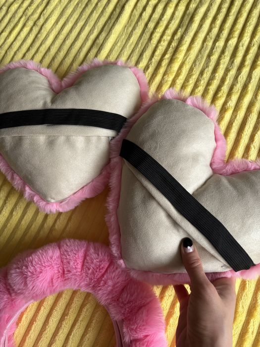 Чохли в автомобіль Сердце Кохання чохли рожеві