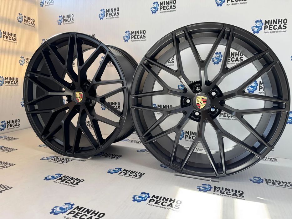 Jantes Look Porsche Macan GTS em 21 (5x112) Preto Matte
