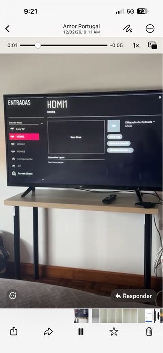 Oportunidade smart TV LG 49 polegadas para arranjar