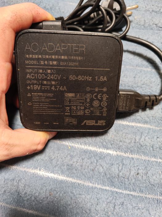 Зарядка для ноутбука Asus 19V 4.74A (5.5*2.5mm) 90W ADP-90YD B, EXA120