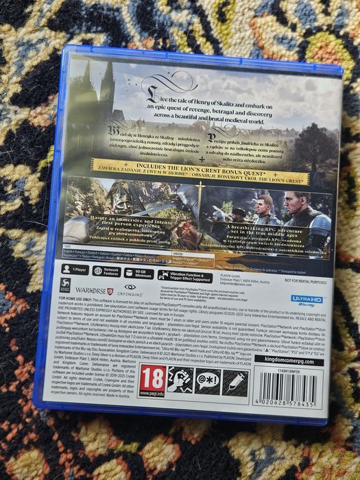 Kingdom Come Deliverance 2 playstation 5 ps5