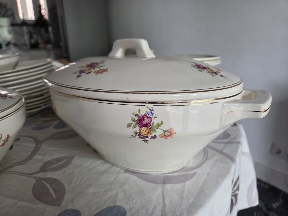 Servico jantar, chá e café Cesol e Sacavém. Arte Deco