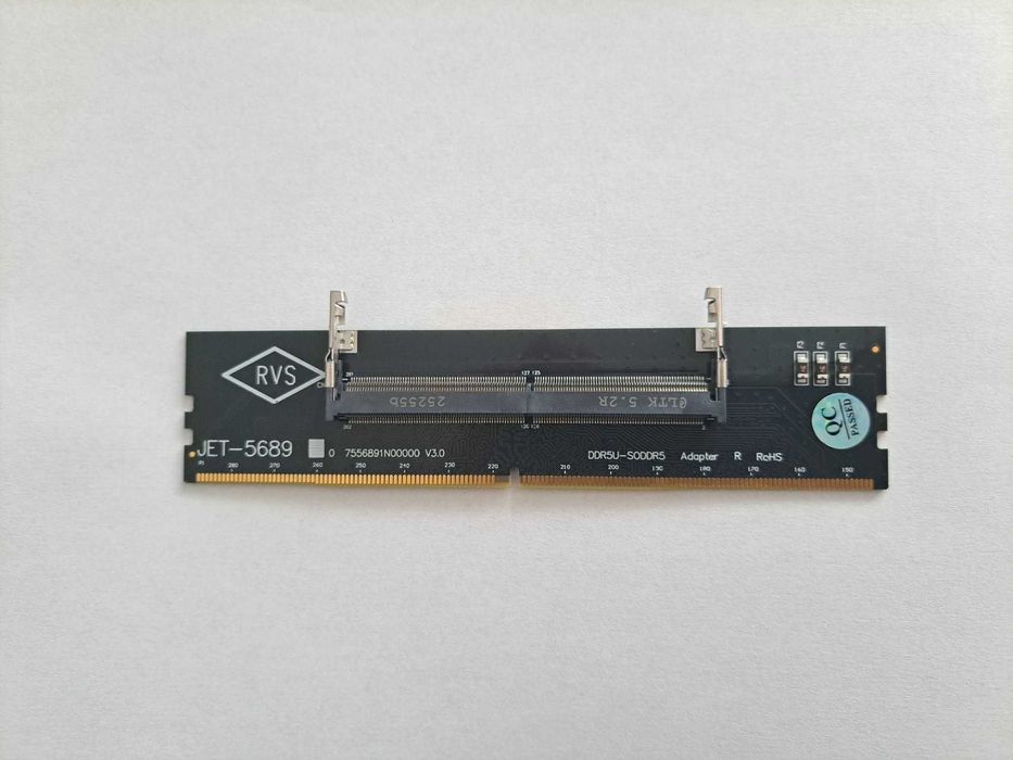 Adapter przejściówka pamięci RAM DDR5 z laptopa (SO-DIMM) do PC
