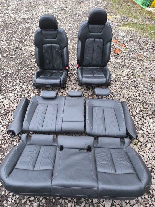 Сидіння салон сідушки диван чорний S-line Audi E-tron Sportback