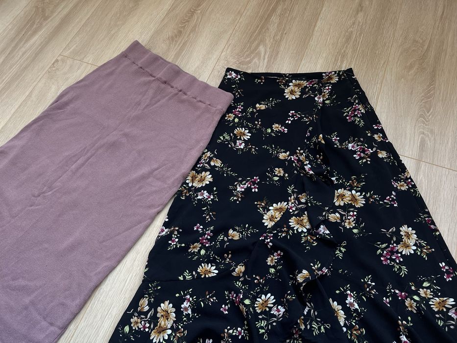 Спідниця тепла/ спідниця в квіти