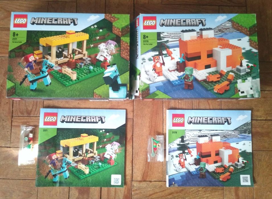 Lego Minecraft 2 sets