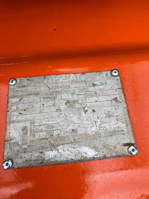 Wózek widłowy NISSAN PD01A15PQ gaz przesuw