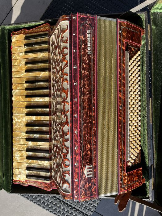 Akordeon Hohner Morino musette 5555  imperator 120 unikat