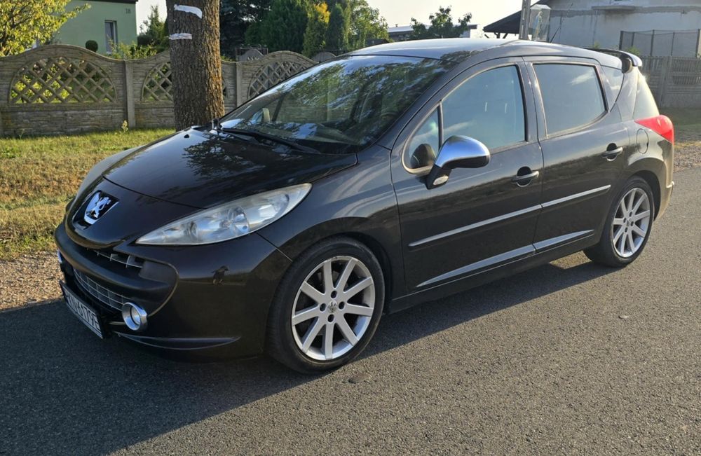 Sprzedam wszystkie części Peugeot 207 SW rc  1.6  2009r lak. EXL