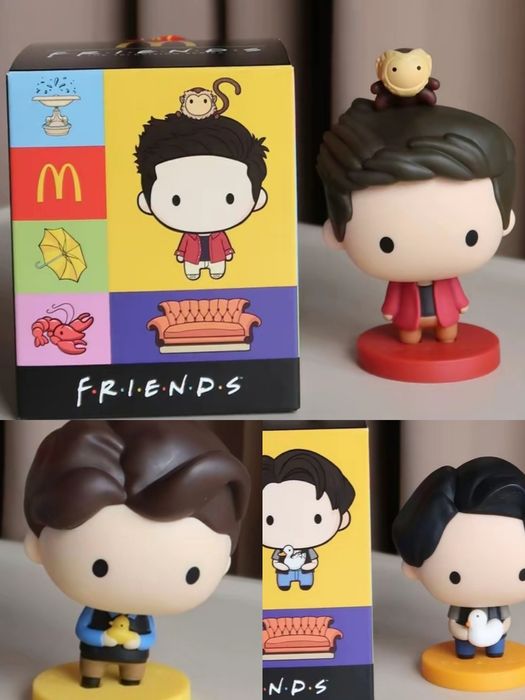 Friends Macdonald's.Френдз Друзья:Росс-Джоуи-Чендлер. Новые запакованные.