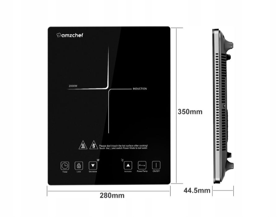 Kuchenka przenośna Amzchef SK-20CB16T 2000W