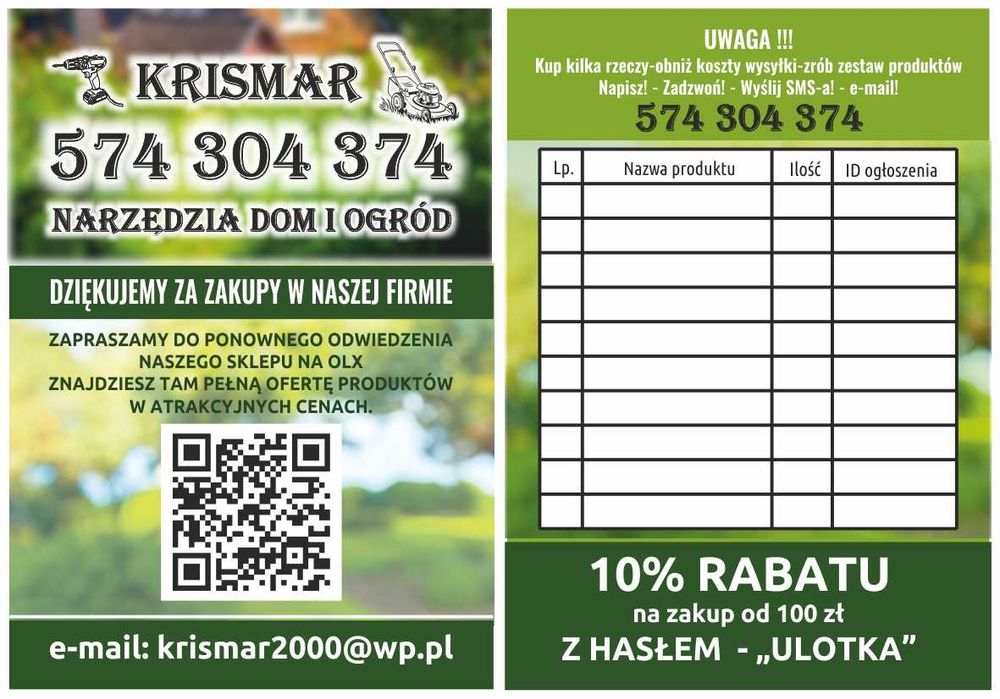 MIOTŁA Ogrodowa Ulicówka DŁUGIE WŁOSIE DREWNO TRAPEZ 25/30 x 15 cm