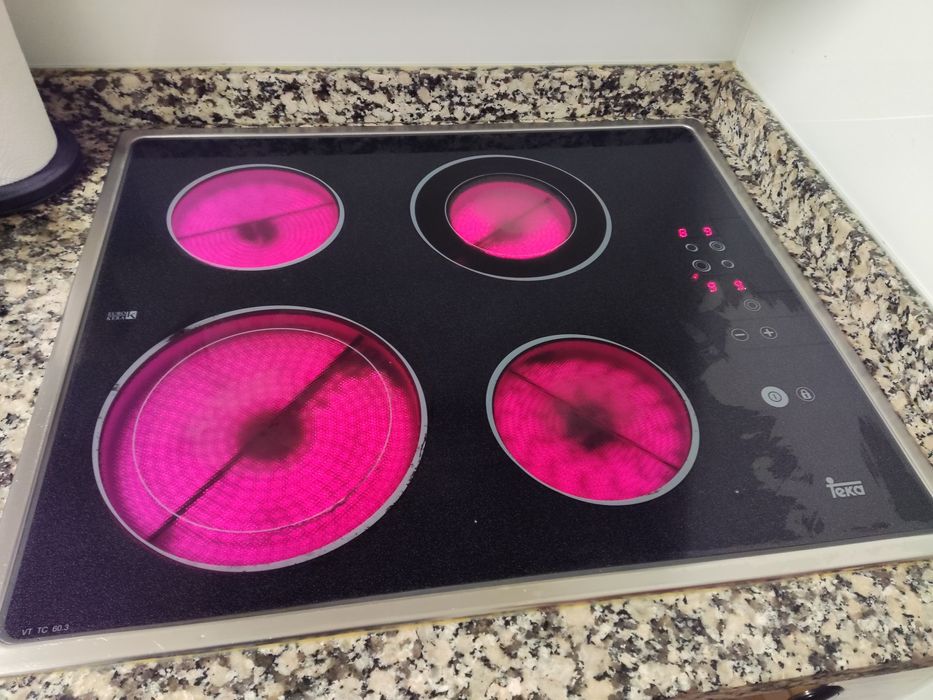 Placa vidro cerâmica