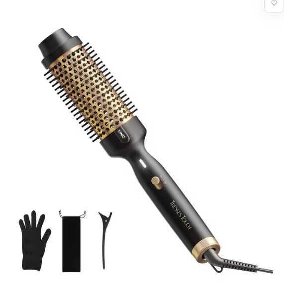 Złota Szczotka Termiczna 45mm – Objętość i Gładkość w Minutę!