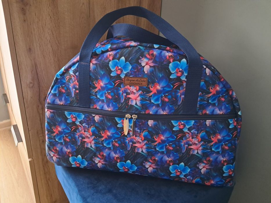 Duża torba podróżna handmade