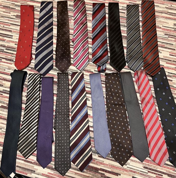 18 gravatas como novas