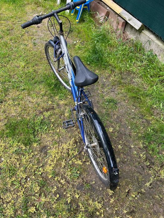 Rower miejski damski męski TANIO damka do pracy trekkingowy