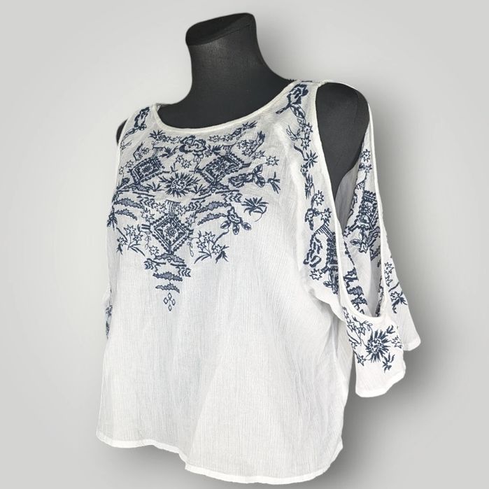 Bluzka H&M Coachella | rozmiar 40 (L) | boho haft