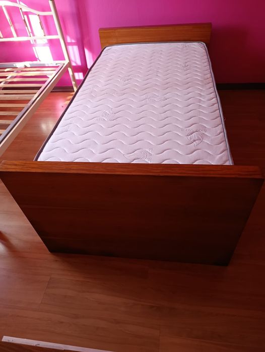 Cama de Solteiro com colchão