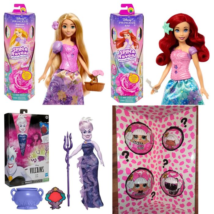Лялька Disney Princess Ariel Rapunzel Ursula  Hasbro Русалочка принцес