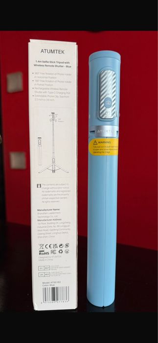 Селфі палка та штатив ATUMTEK 1,4m Selfie Stick Tripod